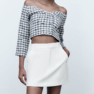 Zara Textured Top Size L